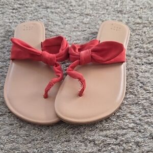 a new day Red Bow Women's Sandals